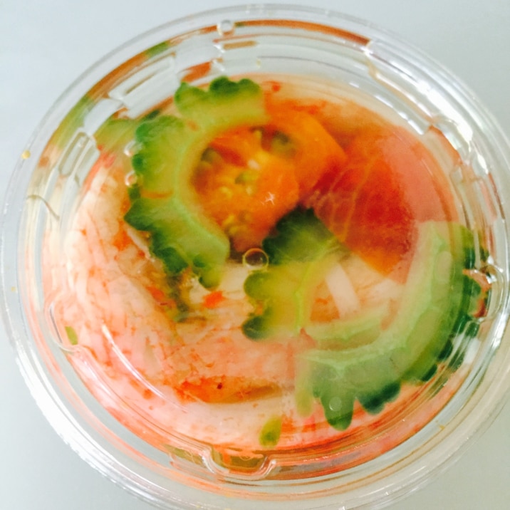 簡単 涼やか 夏野菜の和風ゼリー寄せ レシピ 作り方 By ミィ キチ 楽天レシピ